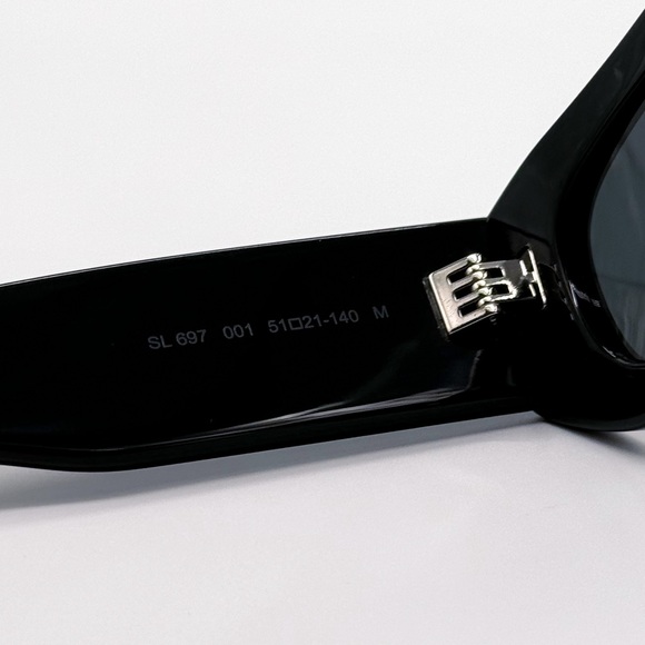 NEW SAINT LAURENT SL697 001 UNISEX BLACK SUNGLASSES SAINT LAURENT SL 697 - Picture 9 of 11